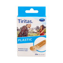 Tiritas plástico sobre 20uds